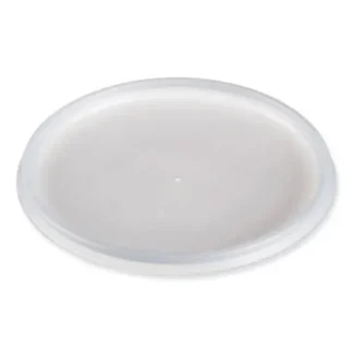 Dart® Plastic Lids for Foam Cups, Bowls and Containers, Vented, Translucent, 100/Pack, 10 Packs/Carton (Fits 12-60 oz)