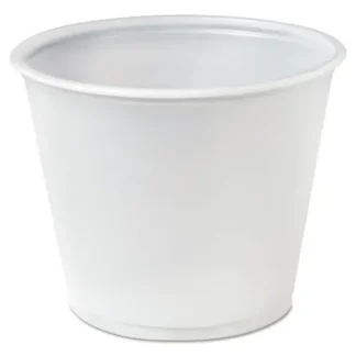 Dart® Polystyrene Portion Cups, 5.5 oz, Plastic, Translucent, 250/Bag, 10 Bags/Carton