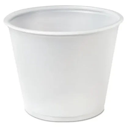 Dart® Polystyrene Portion Cups, 5.5 oz, Plastic, Translucent, 250/Bag, 10 Bags/Carton
