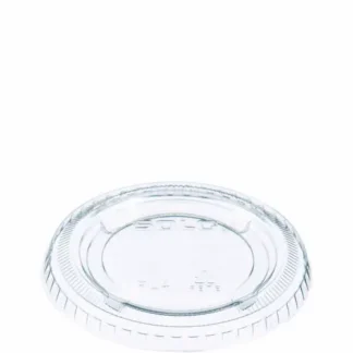 Dart® Portion/Souffle Cup Lids, Fits 3.25 oz to 9 oz Portion Cups, Plastic, Clear, 125/Pack, 20 Packs/Carton