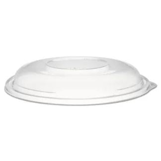 Dart® PresentaBowls Clear Dome Lids, Plastic, 7.3" Diameter x 1.1" Height, Clear, 63 Lids/Bag, 4 Bags/Carton