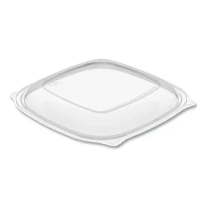 Dart® PresentaBowls Pro Clear Square Lids for 24 oz to 32 oz Bowls, Clear Plastic, 8.5 x 8.5 x 0.5, 63/Bag, 4 Bags/Carton