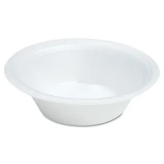 Dart® Quiet Classic Laminated Foam Bowl, 12 oz, White, 125/Pack