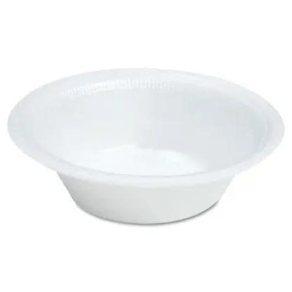 Dart® Quiet Classic Laminated Foam Bowl, 12 oz, White, 125/Pack