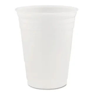 Dart® SOLO Party Plastic Cold Drink Cups, 16 oz, 50/Sleeve, 20 Sleeves/Carton