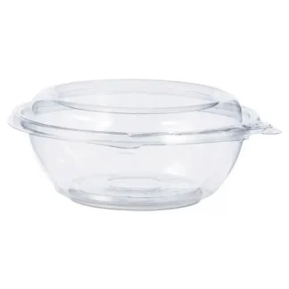 Dart® Tamper-Resistant, Tamper-Evident SafeSeal Bowls with Dome Lid, 8 oz, Clear Plastic, 240/Carton