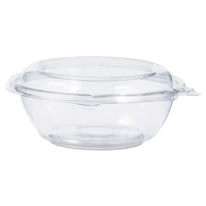 Dart® Tamper-Resistant, Tamper-Evident SafeSeal Bowls with Dome Lid, 8 oz, Clear Plastic, 240/Carton