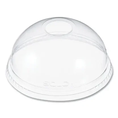 Dart® Ultra Clear Dome Cold Cup Lids, Fits 16 oz to 24 oz, Clear, 100/Pack