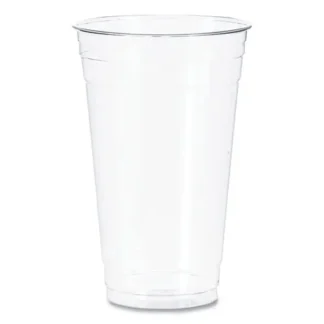 Dart® Ultra Clear PET Cold Cups, 24 oz, Plastic, Clear, 50/Sleeve, 12 Sleeves/Carton