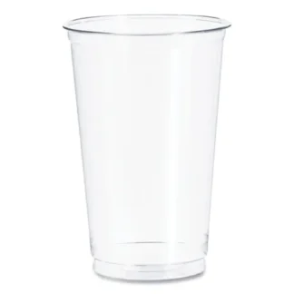 Dart® Ultra Clear PETE Cold Cups, 20 oz, Plastic, Clear, 50/Sleeve, 20 Sleeves/Carton