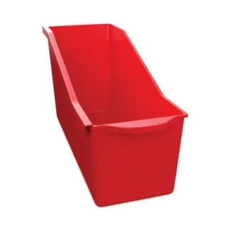 deflecto® Antimicrobial Book Bin, Red