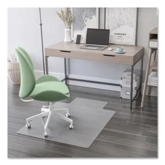 deflecto® Antimicrobial Chair Mat, Rectangular, 48 x 36, Clear