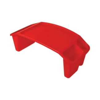deflecto® Antimicrobial Lap Desk, Red, 23.35" x 12" x 8.53" (Rectangular)