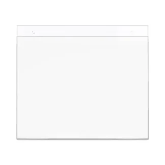 deflecto® Classic Image Wall-Mount Sign Holder, Landscape, 11 x 8.5, Clear