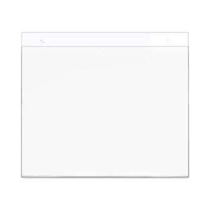 deflecto® Classic Image Wall-Mount Sign Holder, Landscape, 11 x 8.5, Clear