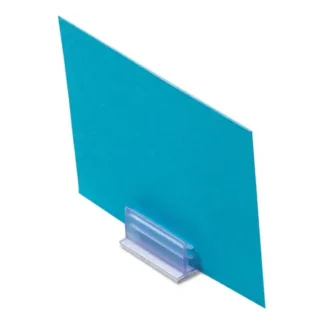 deflecto® Clips Grips Tags SuperGrip Display Holder, Clear, 50/Pack