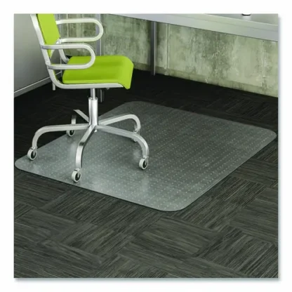 deflecto® DuraMat Moderate Use Chair Mat for Low Pile Carpet, 45" x 53", Rectangle, Clear