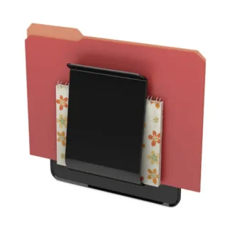 deflecto® Stand Tall Wall File, Black, 9.25" x 10.63", Legal/Letter/Oversized Size