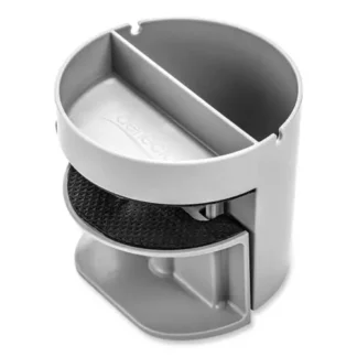 deflecto® Standing Desk Small Desk Organizer, Two Sections, Gray