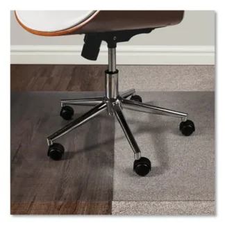 deflecto® SuperGrip Chair Mat, Rectangular, 48 x 36, Clear, Ships Rolled