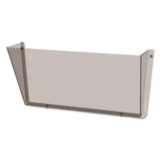 deflecto® Unbreakable DocuPocket Wall File, Letter Size, Smoke