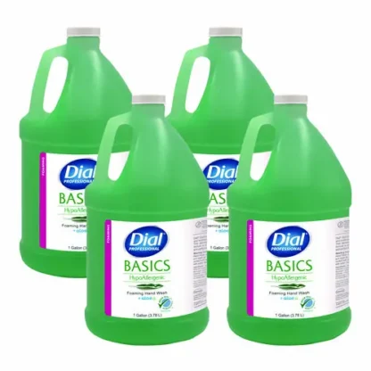 Dial® Basics Hypoallergenic Hand Wash, Honeysuckle Scent, 1 gal