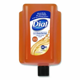 Dial® Professional Antibacterial Gold Liquid Hand Soap Refill for Versa Dispenser, Floral Scent, 15 oz, 6/Carton