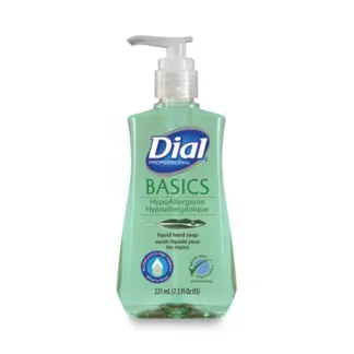 Dial® Professional Basics MP Free Liquid Hand Soap, Unscented, 7.5 oz, 12/Carton