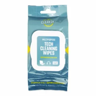 Digital Innovations ScreenDr Device and Screen Cleaning Wipes, Unscented, White/Gray, 20/Pack