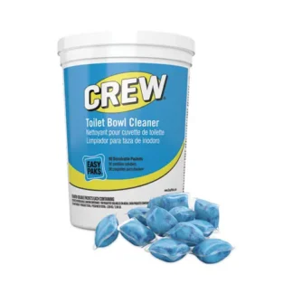 Diversey™ Crew Easy Paks Toilet Bowl Cleaner, Fresh Floral Scent, 90 Packets/Tub, 2 Tubs/Carton