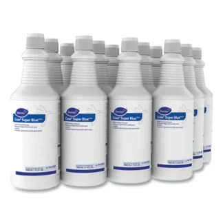 Diversey™ Crew Super Blue Mild Acid Bowl Cleaner, Citrus, 32 oz, 12/Carton