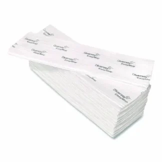 Diversey™ EasyMop Microfiber Dust Mop Pads, 16 x 5.3, White, 50/Pack