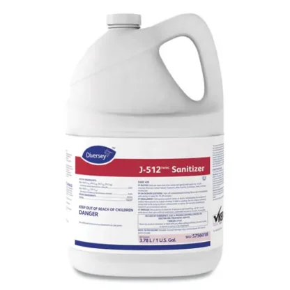 Diversey™ J-512TM/MC Sanitizer, 1 gal Bottle, 4/Carton