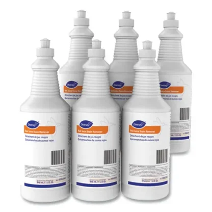 Diversey™ Red Juice Stain Remover, 32 oz Bottle, 6 Bottles/Carton