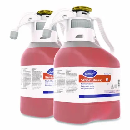 Diversey™ Stride Neutral Cleaner, Citrus Scent, 1.4 L, 2 Bottles/Carton
