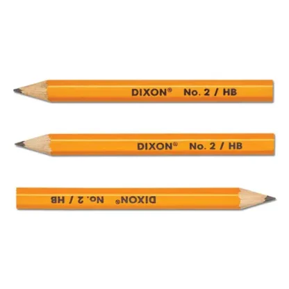 Dixon® Golf Wooden Pencils, 0.7 mm, HB (#2), Black Lead, Yellow Barrel, 144/Box