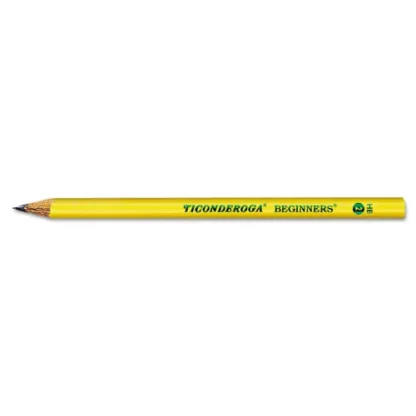 Dixon® Ticonderoga Beginners Woodcase Pencil with Microban, HB (#2), Black Lead, Yellow Barrel, Dozen