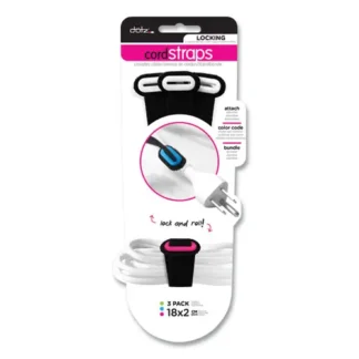 dotz® Locking Cord Strap, Black