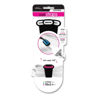 dotz® Locking Cord Strap, Black