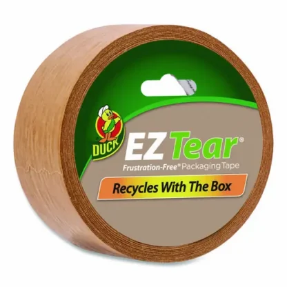 Duck® Brand EZ Tear Paper Tape, Brown, 1.88" x 25 yd