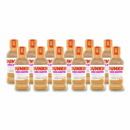 Dunkin'® French Vanilla Iced Coffee Drink, 13.7 oz Bottle, 12/Carton