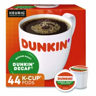 Dunkin'® K-Cup Pods, Dunkin' Decaf, 44/Box