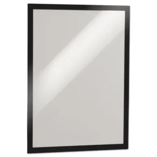 Durable® DURAFRAME Sign Holder, Black Frame, 11 x 17, 2/Pack