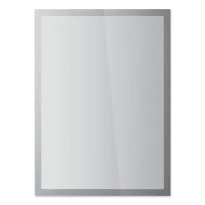 Durable® DURAFRAME SUN Sign Holder, Silver, Double-Sided, 11 x 17, 2/Pack