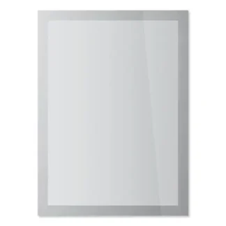 Durable® DURAFRAME SUN Sign Holder, 8.5 x 11, Silver Frame, 2/Pack