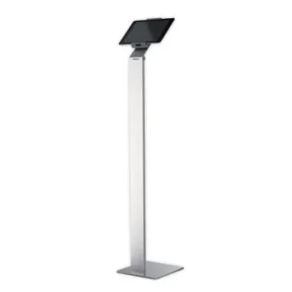 Durable® Floor Stand Tablet Holder, Silver/Charcoal Gray