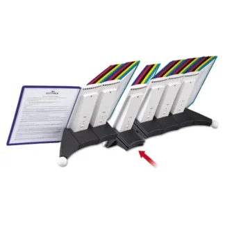 Durable® SHERPA Reference System Extension Set, 10 Sleeves, Assorted Borders and Panels