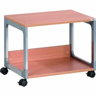 Durable® System 48 Multi-Function Trolley, Metal, 2 Shelves, Beech