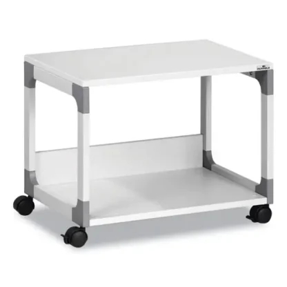 Durable® System 48 Multi-Function Trolley with 2 Shelves, Metal, Gray, 23.6"W x 18.7"D x 17"H