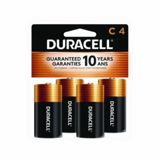 Duracell® CopperTop Alkaline C Batteries, 4/Pack